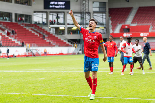 Helsingborgs Armin Gigovic jublar