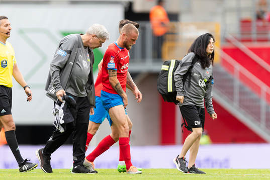 Helsingborgs Alexander Faltsetas har ont