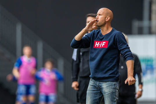 Helsingborgs tränare Mattias Lindström