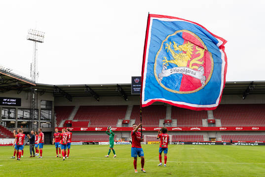 Helsingborgs Viljormur Davidsen jublar
