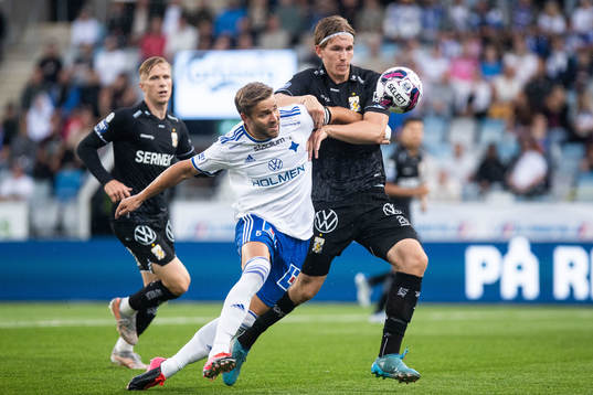 IFK Norrköpings Christoffer Nyman och IFK Göteborgs Johan