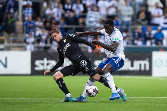 IFK Norrköpings Godswill Ekpolo och IFK Göteborgs Gustaf