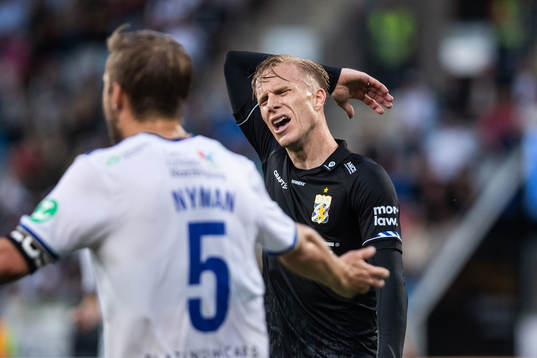 IFK Göteborgs Oscar Wendt deppar