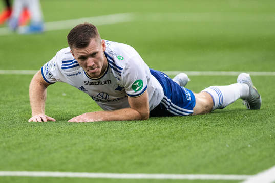 IFK Norrköpings Viktor Agardius deppar