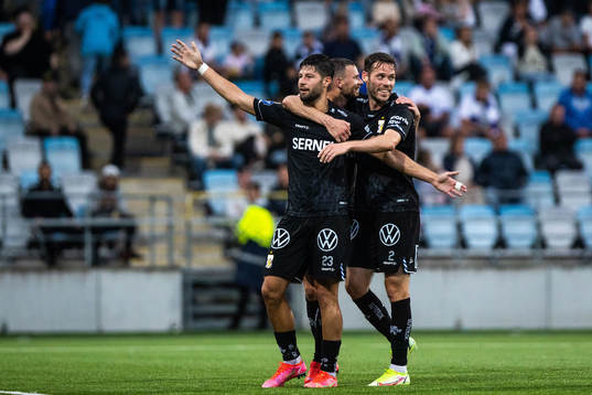 IFK Göteborgs Kevin Yakob jublar