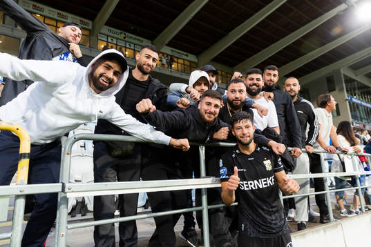 IFK Göteborgs Kevin Yakob jublar