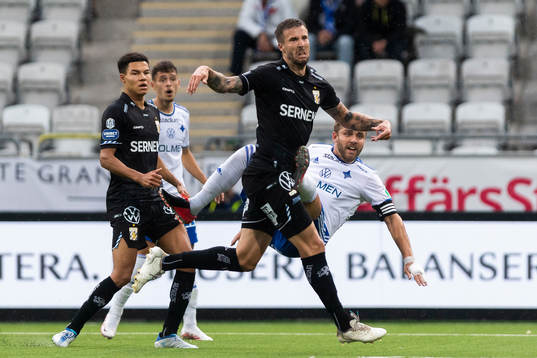 IFK Göteborgs Mattias Bjärsmyr och IFK Norrköpings