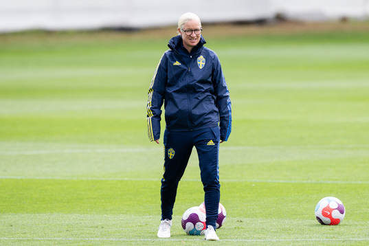 Assistant coach Victoria Sandell of the Swedish women's