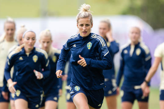 Nathalie Björn of the Swedish women's national football