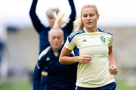 Amanda Nilden of the Swedish women's national football team
