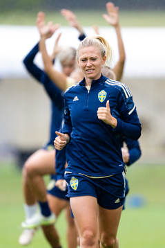 Rebecka Blomqvist of the Swedish women's national football