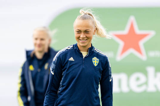 Hanna Bennison of the Swedish women's national football