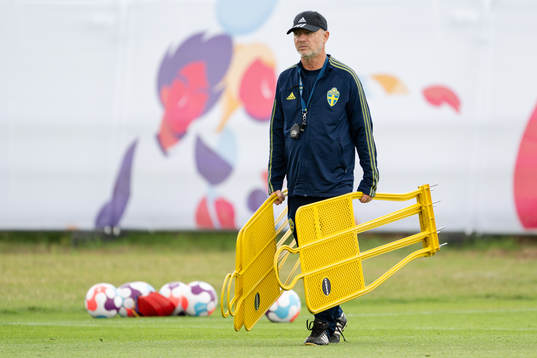 Head coach Peter Gerhardsson of the Swedish women's