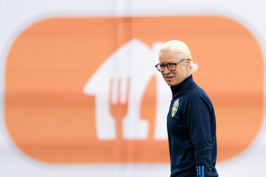 Assistant coach Victoria Sandell of the Swedish women's