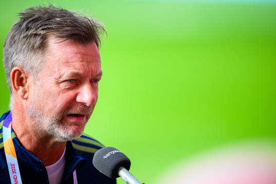 Peter Gerhardsson, head coach of the Swedish women's