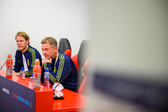 Peter Gerhardsson, head coach of the Swedish women's