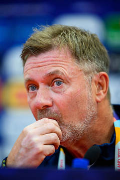 Peter Gerhardsson, head coach of the Swedish women's