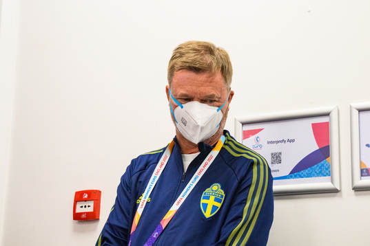 Peter Gerhardsson, head coach of the Swedish women's