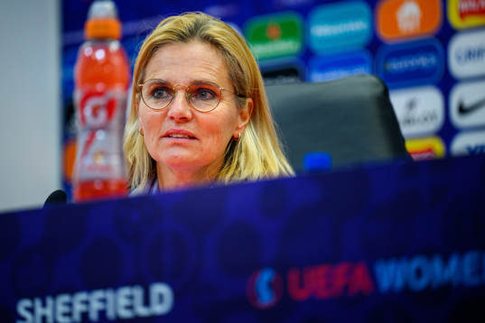 Sarina Wiegman, head coach of England of the English