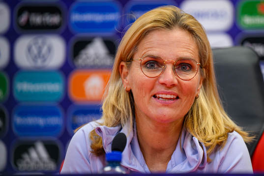 Sarina Wiegman, head coach of England of the English