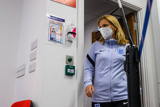 Sarina Wiegman, head coach of the English women's national