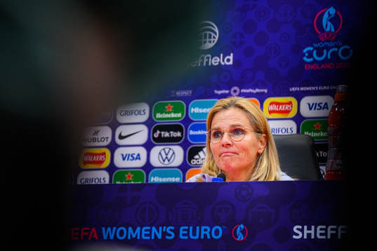 Sarina Wiegman, head coach of the English women's national