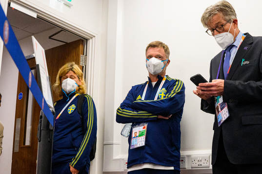 Peter Gerhardsson, head coach of the Swedish women's