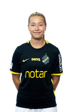 s nyförvärv Emma Engström poserer för porträtt