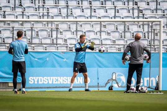 Goalkeeper Johan Dahlin