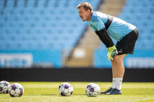 Goalkeeper Johan Dahlin
