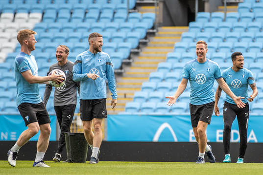 Anders Christiansen, Lasse Nielsen and Niklas Moisander