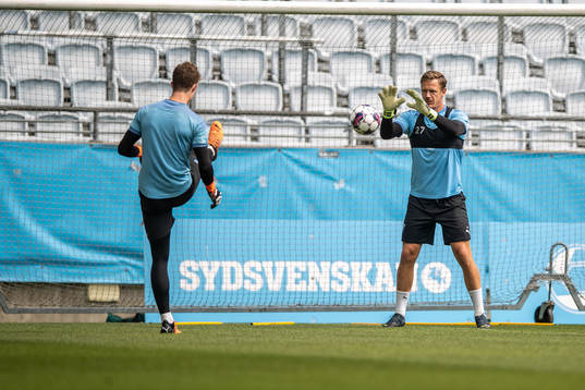 Goalkeeper Johan Dahlin