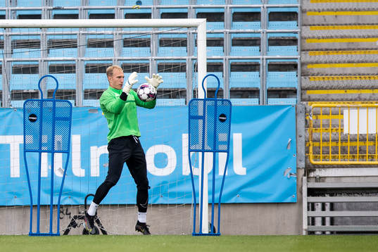 Goalkeeper Edvinas Gertmonas