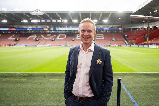 Jonas Eidevall, head coach of Arsenal FC poses for a