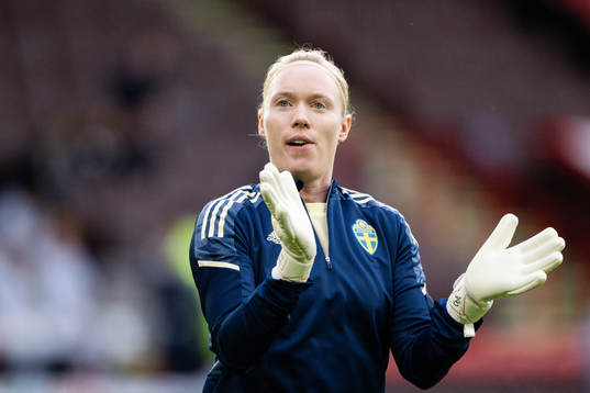 Goalkeeper Hedvig Lindahl of Sweden