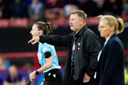 Head coach Peter Gerhardsson of Sweden and Head coach