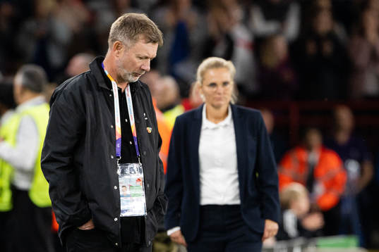 Head coach Peter Gerhardsson of Sweden and head coach