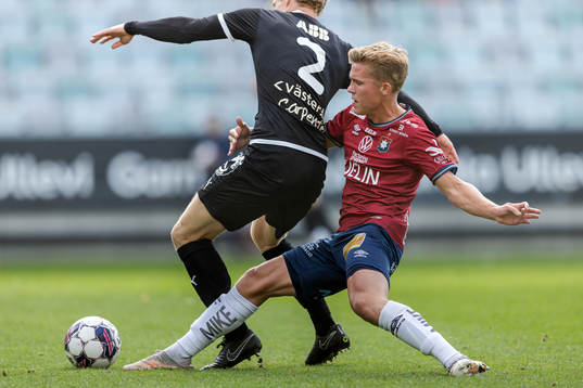 Västerås SKs Herman Magnusson och Örgrytes Isak Dahlqvist