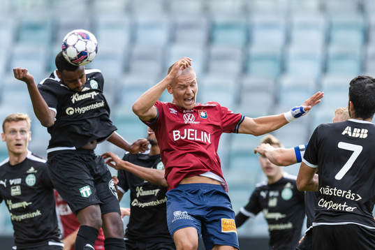 Västerås SKs Theodore Rask och Örgrytes Arvid Brorsson