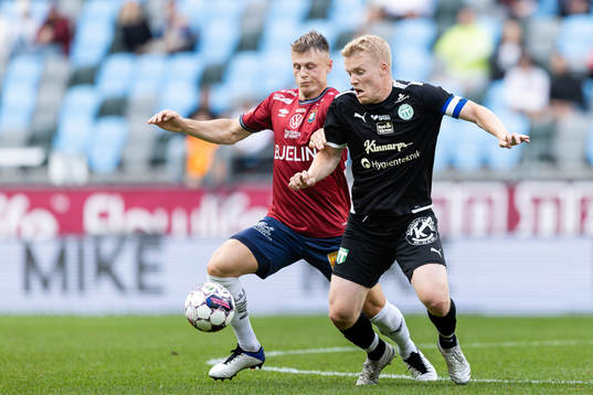 Västerås SKs Simon Johansson och Örgrytes Marcus Haglind