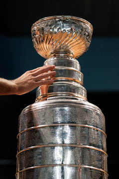 Gabriel Landeskog of Colorado Avalanche with the Stanley