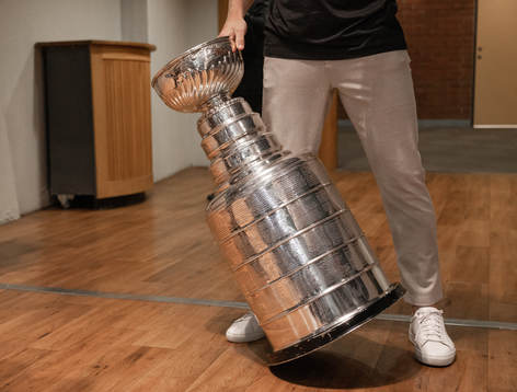 Gabriel Landeskog of Colorado Avalanche with the Stanley