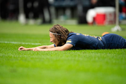 Axel Björnström of AIK looks dejected