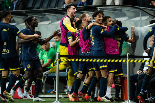 Players of AIK celebrate