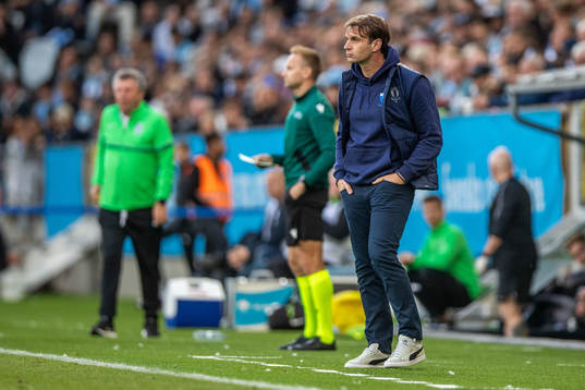 Milos Milojevic, head coach of Malmö FF