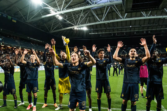 Players of AIK celebrate