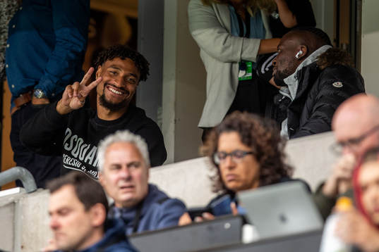 Joseph Ceesay and Mohamed Buya Turay of Malmö FF