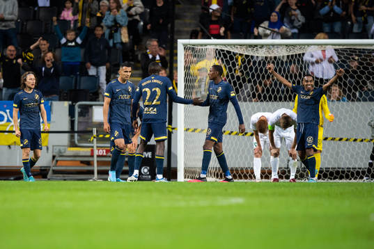 Players of AIK celebrate