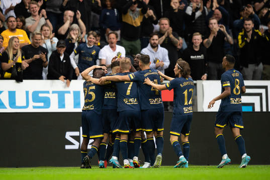 Players of AIK celebrate