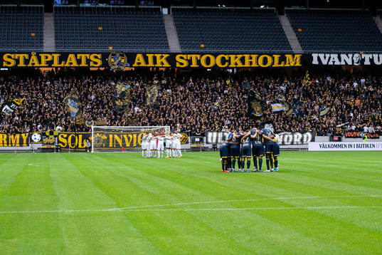 Players of Vorskla Poltava and of AIK